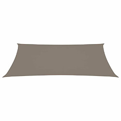 Maison Chic Voile d'ombrage | Voile de parasol | Toile d'ombrage tissu oxford rectangulaire 2,5x5 m taupe -MN37306