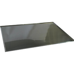 Plaque Inox 600*400 Bords Pinces - L2G