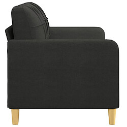 Acheter Maison Chic Canapé à 2 places,Sofa de Salon,Canapé droit Noir 140 cm Tissu -GKD344154