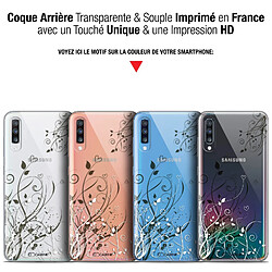 Avis Caseink Coque Pour Samsung Galaxy A70 (6.7 ) [Gel HD Collection Love Saint Valentin Design Hearts Flowers - Souple - Ultra Fin - Imprimé en France]