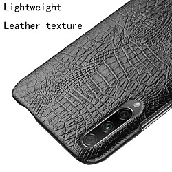 Wewoo Coque PC antichoc texture crocodile + PU pour Huawei Honor 9X / 9X Pro noir