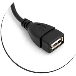 Avis System-S Câble Rétro Angle Micro USB (mâle) 90 ° vers USB Type A (Femelle) Câble Adaptateur 13 cm