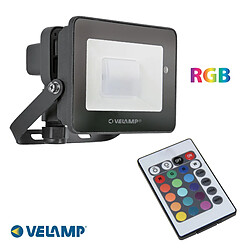 VELAMP PADLIGHT-RGB : projecteur LED SMD 20W RGB avec télécommande