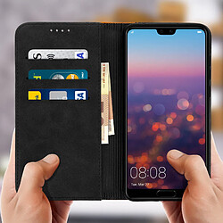 Acheter Avizar Housse Huawei P20 Pro Etui Folio Rangement carte Fonction support Noir