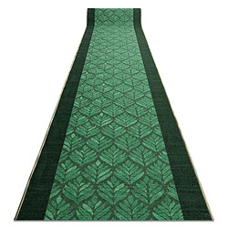 RUGSX Triangles de couloir LISCIE feuilles antidérapants, vert gomme 57cm 57x310 cm 