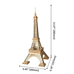 ROBOTIME Puzzle en bois 3D Tour Eiffel