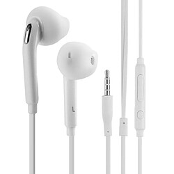 GUPBOO Casque filaire à prise 3,5 mm Casque antibruit standard avec micro Casque de téléphone intra-auriculaire stéréo sport