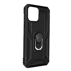 Avizar Coque iPhone 13 Pro Max Antichoc Hybride Bague Support Vidéo noir