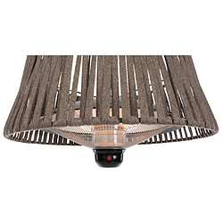 Avis Sunred Chauffage suspendu Artix Corda 1800 W Halogène Marron