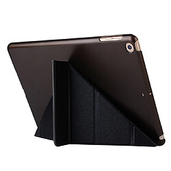 Wewoo Housse Étui Coque Etui à rabat en cuir avec texture de déformation horizontale pour iPad 10,2 pouces Noir pas cher