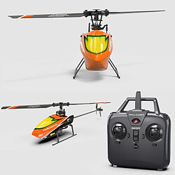 Universal 2.4G C129 4 canaux 6 axes hélicoptère simple hélice sans filtre set version hauteur | RC Helicopter (orange)