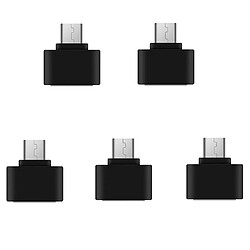 adaptateur de haute qualité micro usb à usb otg pour les appareils Android noir pas cher