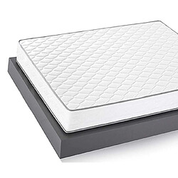 Materassi&Doghe Matelas mémoire de forme 80x200 - Confort Plus - Haute Densité - Réversible - Hypoallergénique - 21 cm d'épaisseur