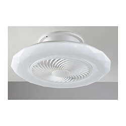 Fan Europe Plafonnier ventilateur Skyron Effet du ciel étoilé blanc 22 Cm