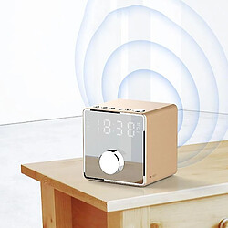 Avis Universal Miroir alarme Bluetooth haut-parleur portable tws stéréo LED Affichage du haut-parleur du subwoofer