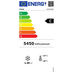 Armoire Vitrée Négative 1390 L - Atosa pas cher