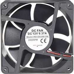 Ventilateur axial TRU COMPONENTS RD12038B12H 189259 12 V/DC 193 m³/h (L x l x h) 120 x 120 x 38 mm 1 pc(s)