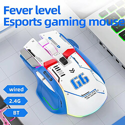 Avis Yonis Souris Gaming RGB Sans Fil 12800DPI