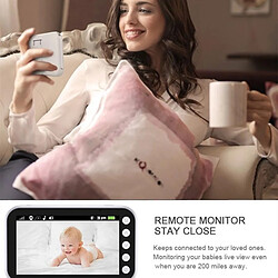 Acheter Babyphone Camera 4.3 Pouces Vision Nocturne 360° Sécurité Sans Fil 300M EU Plug YONIS