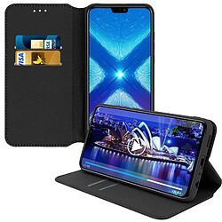 Avizar Housse Honor 8X Étui folio Porte-cartes Fonction support - noir