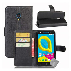 Htdmobiles Housse etui portefeuille pour Orange Rise 52 + film ecran - NOIR