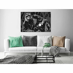 Paris Prix Tableau Imprimé Pop Art Monkey Narrow Grey 60 x 90 cm