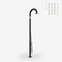 Douche extérieure de jardin avec mitigeur Arkema Design Funny Yin T345, Couleur: Anthracite