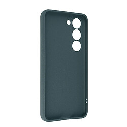 Avizar Coque pour Samsung Galaxy S23 Silicone Flexible avec Détails pointillés gris