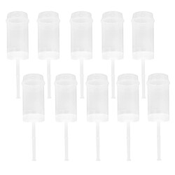 Lot De 10, Shooters Seau PP Cake Push Up Conteneur De Présentation De Gâteau