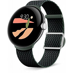 Avis Google Bracelet Tissé pour Pixel Watch Taille Unique Vert