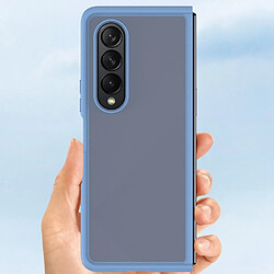 Coque en TPU antichoc, translucide pour votre Samsung Galaxy Z Fold4 5G - bleu clair