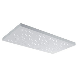 Lumière Semi Plafonnier LED Moderne 48W Blanc Mat 3000-6000K Télécommande