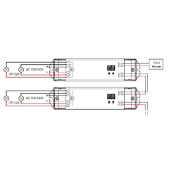 Ledkia Interrupteur DALI-2 ON/OFF 5A Blanc