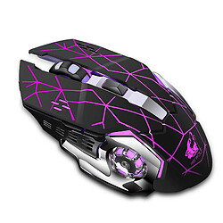 Youngshion Souris de jeu LED sans fil rechargeable