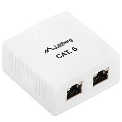 Avis Prise en saillie Lanberg avec 2 x RJ45 Cat.6 FTP blindé