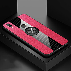 Wewoo Coque Souple Pour Vivo Y75 / V7 XINLI étui de protection en TPU antichoc Texture avec support de bague Rouge