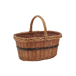 Aubry Gaspard Panier Lucette en osier buff Droit.