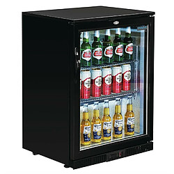 Arrière-Bar 1 Porte Pivotante Série G Noir 128 L - Polar pas cher