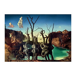 Avis Ravensburger Puzzle Cygnes se reflétant en éléphants / Salvador Dali 1000p