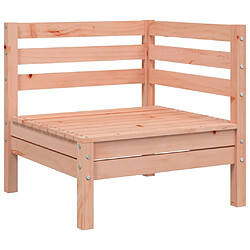 vidaXL Canapé d'angle de jardin bois massif douglas