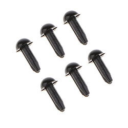 Avis Yeux en plastique noirs pour animaux en peluche jouets bricolage artisanat fournitures 3.5mm 100pcs