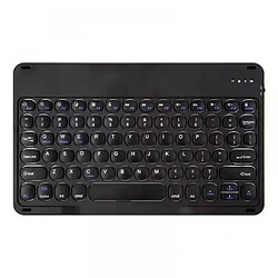 General Clavier Bluetooth, mini clavier sans fil portable ultra fin rechargeable pour Apple iPad iPhone Samsung tablette téléphone Smartphone iOS Android Windows(13 pouces noir)