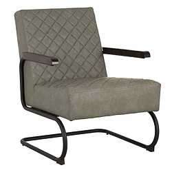 BigBuy Home Fauteuil Noir Vert 61 x 70 x 85 cm