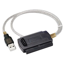 Wewoo Câble USB 2.0 à IDE & SATA, US Plug, Longueur de câble: environ 70cm