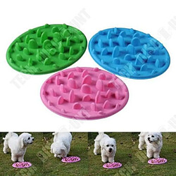 Avis Tech Discount TD® Gamelle Anti Glouton pour Chien et Chat, Distributeur Nourriture et Croquettes - Rose - Meilleure Digestion- Alimentation Lente