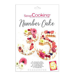 Scrapcooking Coffret Number cake