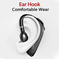 Universal Monoauriculaire Bluetooth 5.0 Casque sans fil Casque d'affaires Batterie de 20 heures