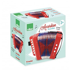 Vilac Accordeon en PVC 10 touches et 14 tons