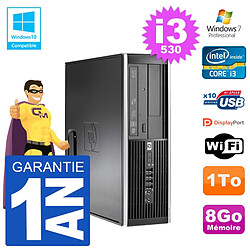 PC HP Compaq 8100 SFF i3-530 RAM 8Go Disque 1To Graveur DVD Wifi W7 - Occasion