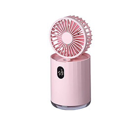 Avis (Rose) Mini Ventilateur d'Humidification Ventilateur d'eau De Pulvérisation De Chargement USB Mini Ventilateur Humidificateur Portable Pour Le Bureau à Domicile